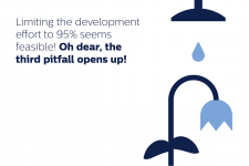 pitfall 3: limiting the development effort to 95% seems feasible