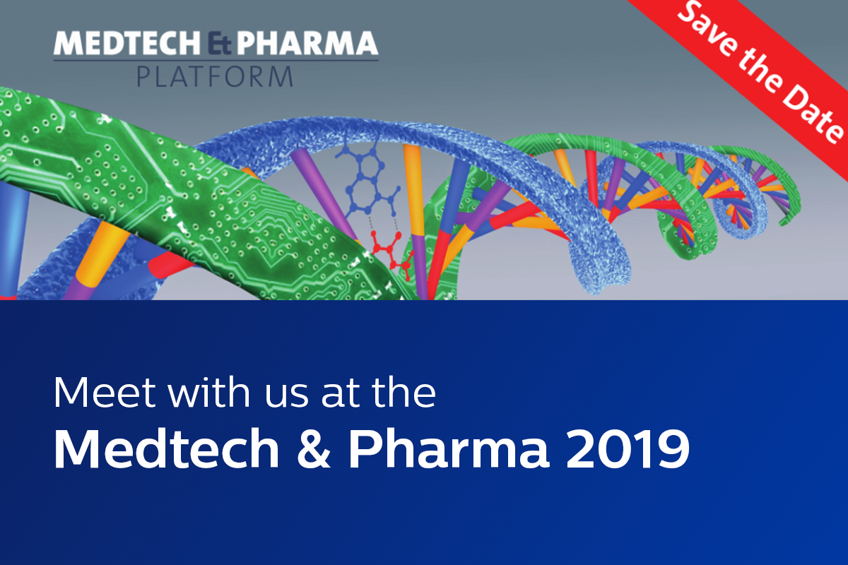 Meet with us at the Medtech & Pharma 2019